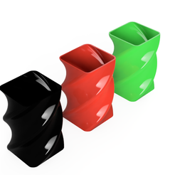 Vase_1_2023-May-11_06-42-13PM-000_CustomizedView6577730484.png Archivo STL gratis Jarrón curvo simple Modelo 3D・Modelo para descargar y imprimir en 3D