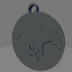 Mustang.png Mustang Keychain