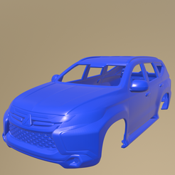 b21_013.png Archivo STL Carrocería imprimible del Mitsubishi Pajero Sport TH 2019・Plan para descargar y imprimir en 3D
