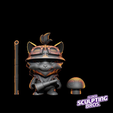 Capture d’écran 2017-10-03 à 14.42.14.png Fichier STL gratuit Teemo classique (style de jouet urbain) de la ligue des légendes・Idée pour impression 3D à télécharger