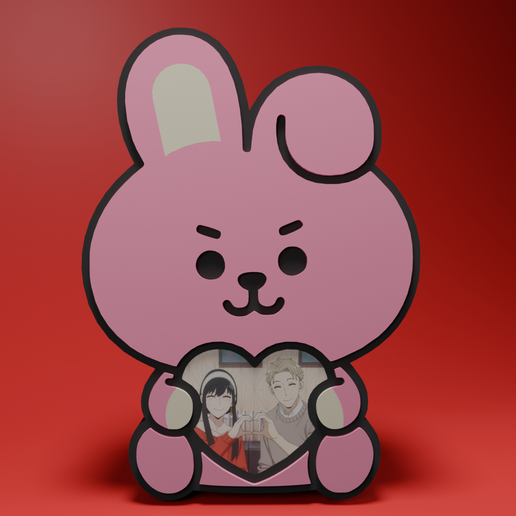 🖼️ BTS Picture Frame - COOKY BT21・ STL File for 3D printing・Cults