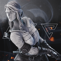 082023-Wicked-Ciri-Sculpture-Image-001.png Archivo 3D ESCULTURA WICKED MARVEL CIRI 2023: PROBADA Y LISTA PARA IMPRESIÓN 3D・Objeto para impresora 3D para descargar