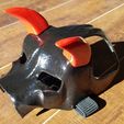 6733d9994c2332ffac1645428ac3bbf1_display_large.jpg Free STL file "Mean As Hell" Dog Helmet・3D printable design to download