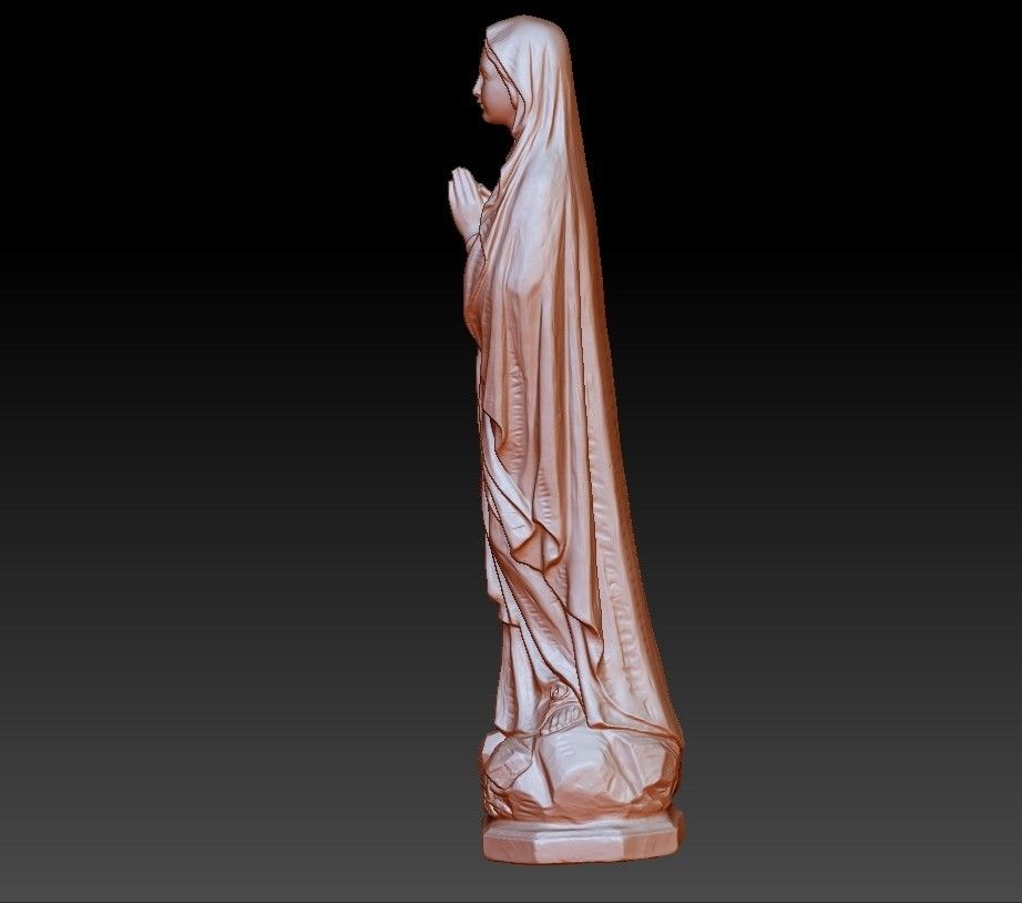VirginMary4.jpg Free STL file Virgin Mary・3D printing template to download, stlfilesfree