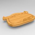 untitled.4.jpg Steak Plate, Serving Tray 250 Pcs Cnc Cut 3D Model File For CNC Router Engraver, Plate Carving Machine, Relief, serving tray Artcam, Aspire, VCarve, Cutt3D