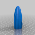 Retro_Rocket_2_nose_rep.png STL file Retro Spaceship・3D printing template to download