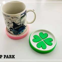 2.jpg Lucky Clover Soap Box and Coaster