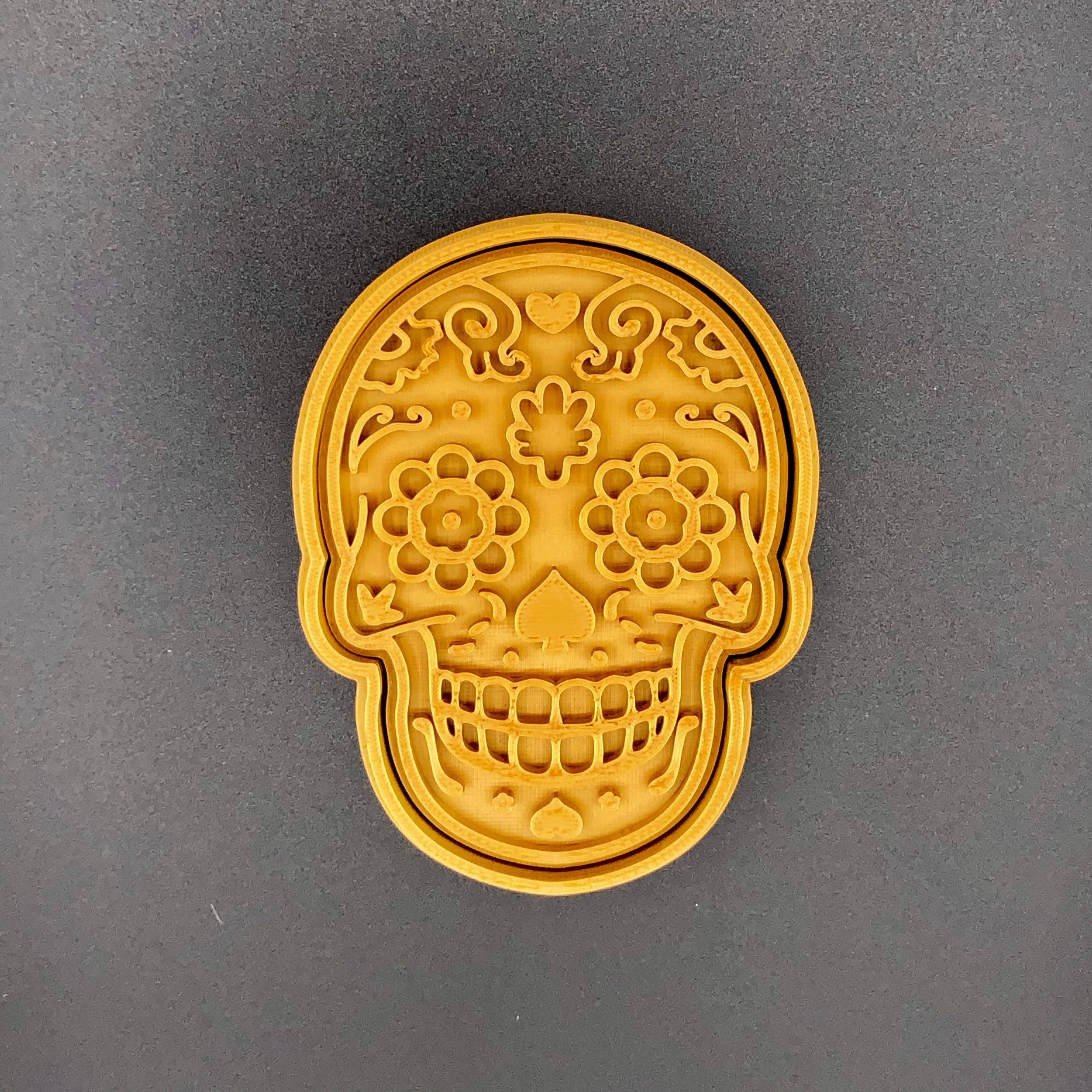 IMG_1861.jpg STL-Datei Mexican Sugar Skull Cookie Cutter herunterladen • Objekt zum 3D-Drucken, dwain