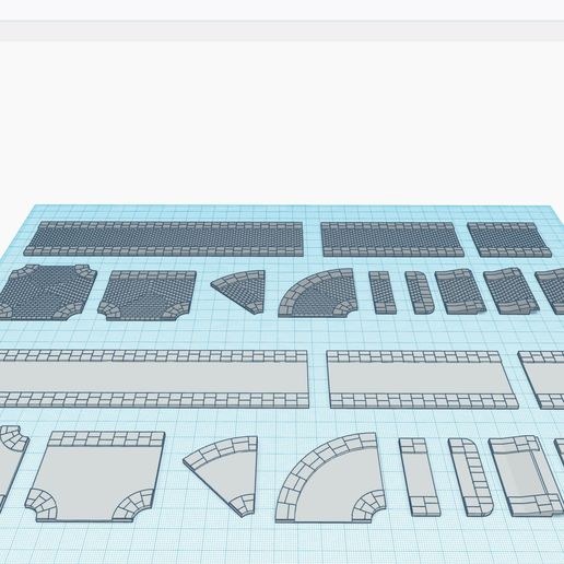 Road-Kit-N-Plate.jpg Cobbled Streets - Includes Plain - Configurable - Scalable