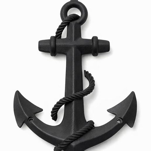 Nautical Anchor Wall Art - 3 Point Mount