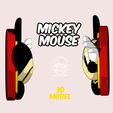 4.jpg mickey mouse 3d model wall relief