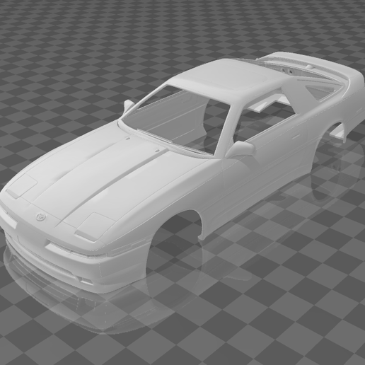 🚗 Toyota Supra A70 Turbo 1992 Shell Body – Divided Parts for Easy