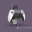 GTA62.png CONTROLLER STAND - PLAYSTATION - GTA6 (Grand Theft Auto 6) Free Gift Keychain - COMMERCIAL USE