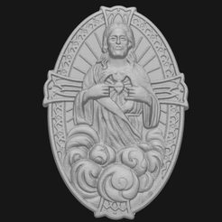 J.png Файл STL Decorative Jesus STL for 3D printing 3D print model・Дизайн 3D принтера для загрузки