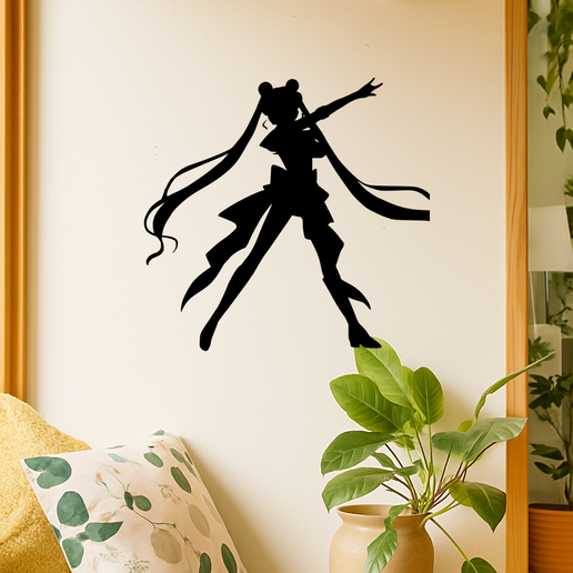 Sailor Moon - A Magical Girls Hair Flowing In The