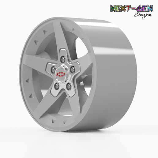 9.png Next-Gen Rim - Chevrolet S10 ZQ8 - настоящие диски для масштабных моделей автомобилей (STL FILES)