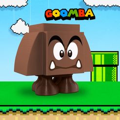 Gumba_01_EN.jpg Fichier 3D gratuit Goomba géant en Lego・Objet pour imprimante 3D à télécharger