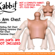 61.png [KABBIT ADDON] 6 Arm Chest for Kabbit - (For FDM and SLA Printing)