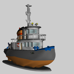 Remorqueur4.png Download file Tugboat • Template to 3D print, phipo333