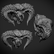 Balrog3.png Ancient Balrog Skull STL – High Detail Resin Relic Model