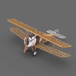SopwithCamel iso (2).png Free STL file Sopwith Camel Scale Model・3D printing model to download