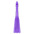 Vostok Rocket Lowpoly.obj Vostok K Rocket Model