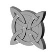 Gaelic-tile-01.jpg Gaelic knot onlay relief 3D print and cnc model