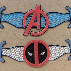 IMG_20200812_171004_-_Copy.jpg Archivo STL gratis Deadpool y Vengadores Salvadores de oídos・Diseño imprimible en 3D para descargar