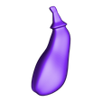 eggplant.stl Free STL file Eggplant・3D printing design to download