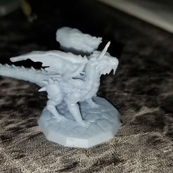 73181414_10213860028285666_6854145571028992000_o.jpg Бесплатный OBJ файл Heroic Dragon・3D-печатный дизайн для скачивания