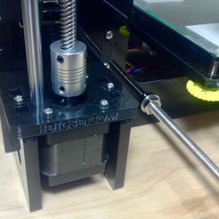 left_z_mount_display_large.jpg Archivo STL gratis El motor i3 z y el soporte del motor y el soporte del motor sustituyen al acrílico・Modelo para descargar y imprimir en 3D
