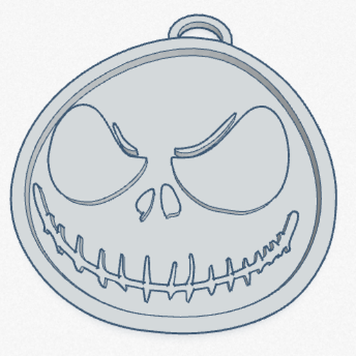 Jack Skellington Keychain 3D model