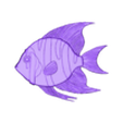 fish.obj tropical fish cnc 3d base relife model