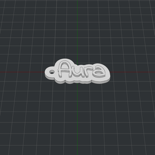Keychain Aura 3D model