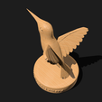 Shapr-Image-2024-01-06-191228.png Hummingbird Figurine with Inspirational Quote stand, thoughtful gift, hummingbird decoration