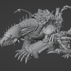 1.png Free 3D file Infernal Tentacle Hound of Rupture・Design to download and 3D print