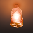 lamp-shade-hexagonal-twirl-cylinder-05.png Ceiling Light Shade - Hexagonal Twirl Cylinder Lamp Sheld