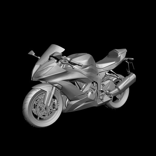 版画　レプリカ ZX-6R NINJA 2009 - 2016 TRIBUTE