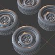 E2.jpg 3D file KC STEEL WHEEL SET 3 offsets front and rear・3D print object to download, BlackBox
