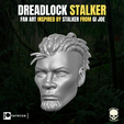 DREADLOCK STALKER FAN ART INSPIRED BY STALKER FROM Gi JOE | @Rsirn | Dreadlock Stalker Head for Action Figures