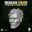 DREADLOCK STALKER FAN ART INSPIRED BY STALKER FROM Gi JOE | @Rsirn | Testa di Dreadlock Stalker per figure d'azione