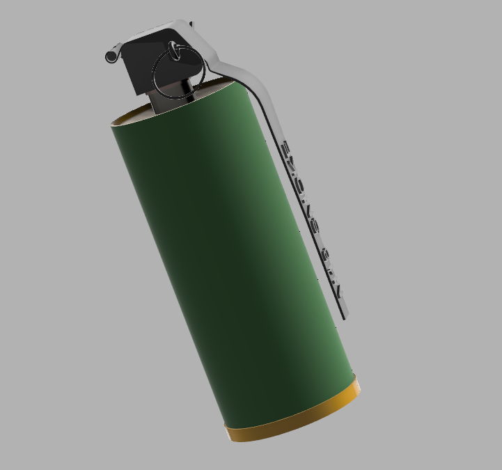 Grenade M18.PNG Download STL file GRENADE M18 SMOKE • 3D printer model, 3dprintcreation
