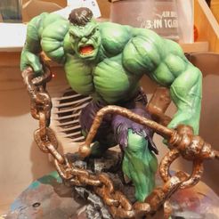 Hulk modèle 3D STL pour impression 3D Pinting CNC Router Carving modèle d'impression 3D, alskustompaint