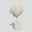 Shapr-Image-2022-12-02-093417.png Scallop Shell with pearl on stand, seashell coastal decor, beach house, home interior decoration design