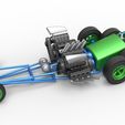 3.jpg Dragster old school à 6 roues à moteur avant Diecast Échelle 1:25