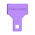 3._Tongue_-_Subscribe.stl Giocattolo Fidget con fibbia della cintura di sicurezza