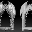 uno-2.jpg Gothic frame with bat