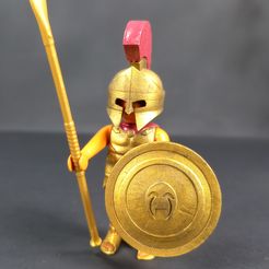 IMG_20221012_215126.jpg STL file SPARTAN SHIELD MASK - PLAYMOBIL ACCESSORY・3D printer design to download
