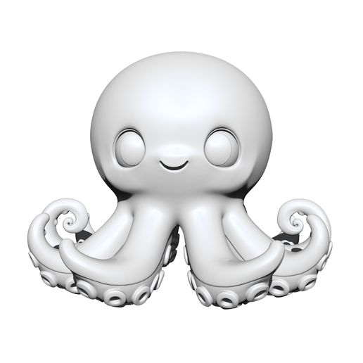 🐙 Octopus・ STL File for 3D printing・Cults