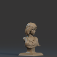 6.397.1.png Mononoke Bust 3D Print